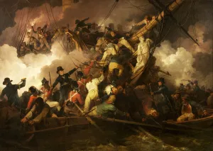 The Cutting-Out of the French Corvette La Chevrette, 1802 (oil on canvas) The Cutting-Out of the French Corvette La Chevrette, 1802 (oil on canvas)