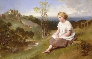 Daydreaming on the River Bank, (oil on canvas) Daydreaming on the River Bank, (oil on canvas)