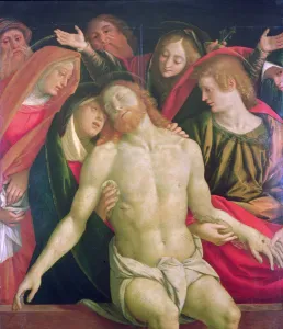 The Dead Christ with the Virgin and Saints The Dead Christ with the Virgin and Saints