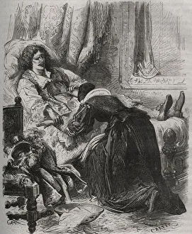 Death of Jean Baptiste (Jean-Baptiste) Poquelin, dit Moliere (1622-1673), February 17 Death of Jean Baptiste (Jean-Baptiste) Poquelin, dit Moliere (1622-1673), February 17