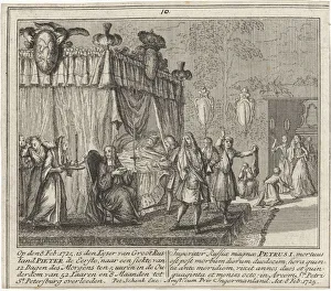 The Death of Peter the Great on 8 February 1725, 1727 (etching) The Death of Peter the Great on 8 February 1725, 1727 (etching)