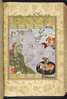 The Death of Rustam Print, British Library