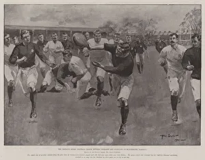 The Decisive Rugby Football Match between England and Scotland at Blackheath, 9 March (litho) The Decisive Rugby Football Match between England and Scotland at Blackheath, 9 March (litho)