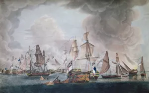 The Defeat of the Combined Forces of France and Spain at the Battle of Trafalgar in 1805 The Defeat of the Combined Forces of France and Spain at the Battle of Trafalgar in 1805