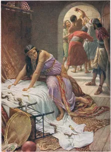 Delilah, illustration from Women of the Bible Delilah, illustration from Women of the Bible