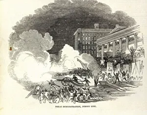 Demonstration at Jersey City in favour of the Annexation by the United States of Texas Demonstration at Jersey City in favour of the Annexation by the United States of Texas