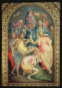 The Deposition of Christ, 1525-28 (panel) (for detail see 82734) The Deposition of Christ, 1525-28 (panel) (for detail see 82734)