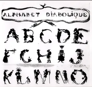 Devilish Alphabet, engraved by Delannois, 1825 (litho) (b/w photo) (detail Devilish Alphabet, engraved by Delannois, 1825 (litho) (b/w photo) (detail