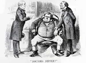 Prints of UIG3525310 A difference of opinion among the physicians Benjamin Disraeli Prints: A Difference of Opinion among the Physicians Print