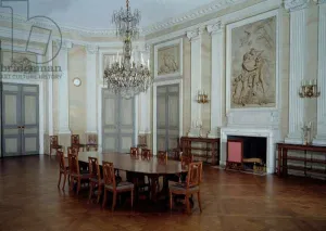 Dining room of the large apartments of Emperor Napoleon I at the Chateau de Compiegne Dining room of the large apartments of Emperor Napoleon I at the Chateau de Compiegne