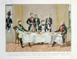 Dinner in Tilsit between Frederick William III of Prussia Dinner in Tilsit between Frederick William III of Prussia
