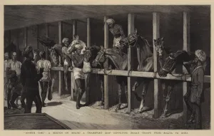 'Dinner Time', a Sketch on Board a Transport Ship conveying Indian Troops 'Dinner Time', a Sketch on Board a Transport Ship conveying Indian Troops