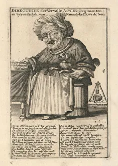 Directress of the decayed stock-regiments, satirical print on the Mississippi Bubble, 1720 (engraving) Directress of the decayed stock-regiments, satirical print on the Mississippi Bubble, 1720 (engraving)