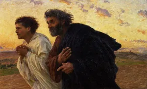 The Disciples Peter and John Running to the Sepulchre on the Morning of the Resurrection, c The Disciples Peter and John Running to the Sepulchre on the Morning of the Resurrection, c