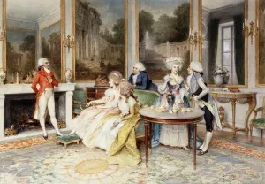 A Distinguished Guest, (watercolour and gouache over pencil) A Distinguished Guest, (watercolour and gouache over pencil)