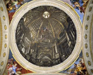 Dome of the Church of St Ignatius, 1685 (fresco) Dome of the Church of St Ignatius, 1685 (fresco)