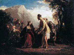 Don Quixote and Dulcinea (oil on canvas, 19th century) Don Quixote and Dulcinea (oil on canvas, 19th century)