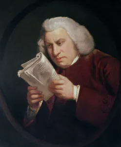 Dr. Samuel Johnson (1709-84) 1775 (oil on canvas) Dr. Samuel Johnson (1709-84) 1775 (oil on canvas)