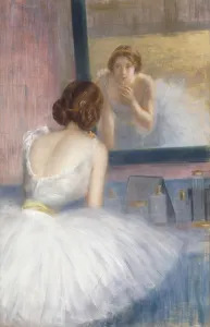The Dressing Room, (pastel on paper laid down on canvas) The Dressing Room, (pastel on paper laid down on canvas)