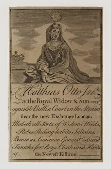 Dressmakers, Matthias Otto Junior, trade card (engraving) Dressmakers, Matthias Otto Junior, trade card (engraving)