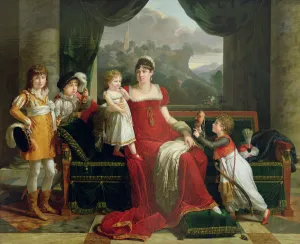 The Duchess of Feltre and her Children, 1810 (oil on canvas) The Duchess of Feltre and her Children, 1810 (oil on canvas)