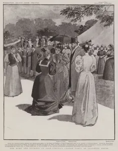 The Duke and Duchess of Saxe-Coburg's Garden Party at Clarence House (litho) The Duke and Duchess of Saxe-Coburg's Garden Party at Clarence House (litho)