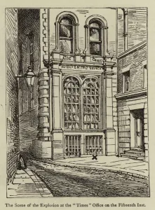 The Dynamite Outrage in Westminster (engraving) The Dynamite Outrage in Westminster (engraving)