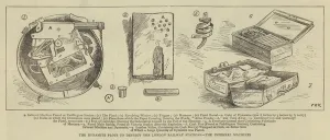 The Dynamite Plots to destroy the London Railway Stations, the Infernal Machines (engraving) The Dynamite Plots to destroy the London Railway Stations, the Infernal Machines (engraving)