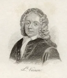 Edward Vernon, from Crabbs Historical Dictionary, published 1825 (litho) Edward Vernon, from Crabbs Historical Dictionary, published 1825 (litho)