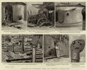 Effects of Japanese Fire on Chinese Ironclads (litho) Effects of Japanese Fire on Chinese Ironclads (litho)