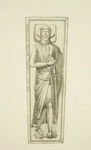 Effigy of Robert de Gourney in St Mark's (pencil & w/c on paper) Effigy of Robert de Gourney in St Mark's (pencil & w/c on paper)