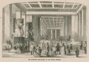 The Egyptian Ante-Room in the British Museum (engraving) The Egyptian Ante-Room in the British Museum (engraving)