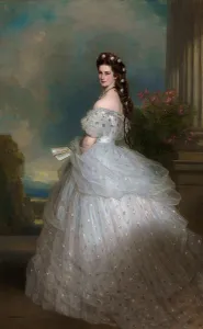 Elizabeth (1837-98), Empress of Austria, 1865 (oil on canvas) Elizabeth (1837-98), Empress of Austria, 1865 (oil on canvas)
