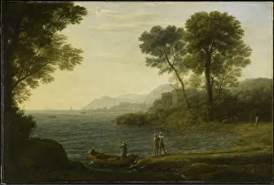 The Embarkation of Carlo and Ubaldo, 1667 (oil on canvas) The Embarkation of Carlo and Ubaldo, 1667 (oil on canvas)