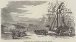 Embarkation of Troops for the East, from the New Port, Marseilles (engraving) Embarkation of Troops for the East, from the New Port, Marseilles (engraving)
