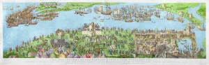 The Encampment of the English Forces near Portsmouth during the Battle of the Solent The Encampment of the English Forces near Portsmouth during the Battle of the Solent