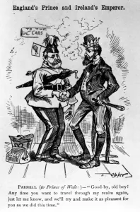 England's Prince and Ireland's Emperor, illustration from Puck Magazine England's Prince and Ireland's Emperor, illustration from Puck Magazine