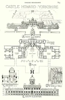 English Renaissance; Castle Howard, Yorkshire (litho) English Renaissance; Castle Howard, Yorkshire (litho)