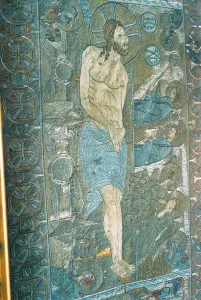 Epitaphios of Salonica (embroidery on fabric) Epitaphios of Salonica (embroidery on fabric)
