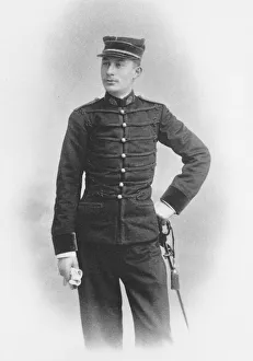 Ernest Duchesne as a Second class Major of Medicine in the Second Regiment de Hussards of Senlis, 1897 (b/w photo) Ernest Duchesne as a Second class Major of Medicine in the Second Regiment de Hussards of Senlis, 1897 (b/w photo)