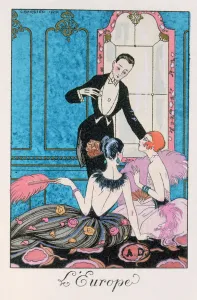 Europe, illustration for a calendar for 1921, 1920 (colour litho) Europe, illustration for a calendar for 1921, 1920 (colour litho)