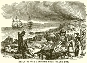 Exile of the Acadians from Grand Pre (engraving) Exile of the Acadians from Grand Pre (engraving)