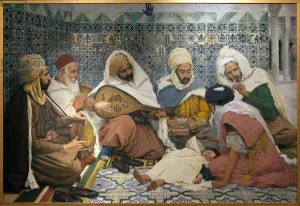 Exorcism: Arab musicians chasing jinn from the body of a child Exorcism: Arab musicians chasing jinn from the body of a child