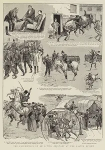 The Experiences of an Acting Adjutant at the Easter Review (engraving) The Experiences of an Acting Adjutant at the Easter Review (engraving)