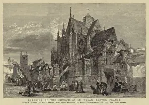 Exterior of the Church of St Urban, Troyes, France (engraving) Exterior of the Church of St Urban, Troyes, France (engraving)