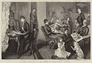 A Family Re-Union at the Castle of Fredensborg, Denmark (engraving) A Family Re-Union at the Castle of Fredensborg, Denmark (engraving)