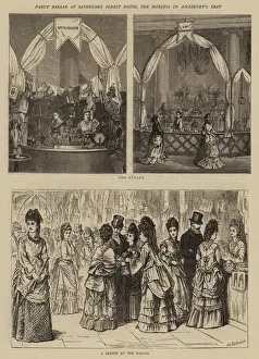 Fancy Bazaar at Savernake Forest House, the Marquis of Ailesbury's Seat (engraving) Fancy Bazaar at Savernake Forest House, the Marquis of Ailesbury's Seat (engraving)