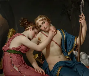 The Farewell of Telemachus and Eucharis, 1818 (oil on canvas) The Farewell of Telemachus and Eucharis, 1818 (oil on canvas)