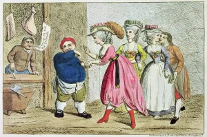 Female Influence, or, the Devonshire Canvas, 1784 (colour etching) Female Influence, or, the Devonshire Canvas, 1784 (colour etching)