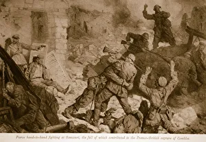 Fierce hand-to-hand fighting at Rancourt, the fall of which contributed to the Franco-British capture of Combles Fierce hand-to-hand fighting at Rancourt, the fall of which contributed to the Franco-British capture of Combles